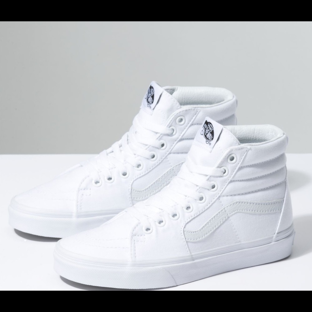 CANVAS SK8-HI White high top VANS